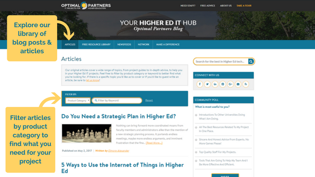 Higher Ed IT Articles