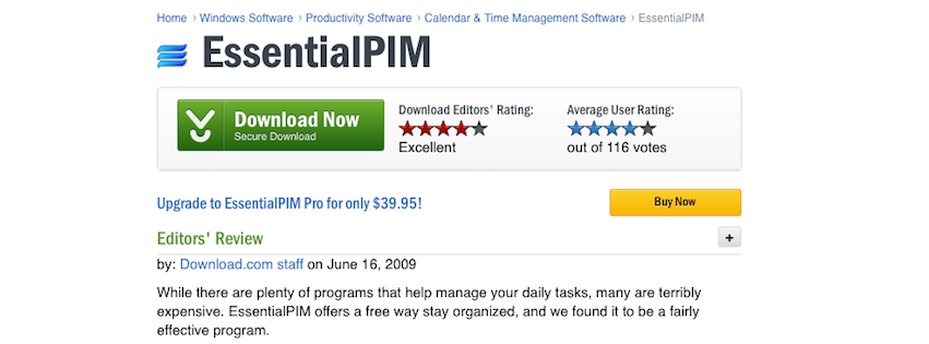 Free Personal Information Management Software